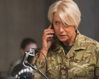 Helen Mirren is a determined military officer in "Eye in the Sky."